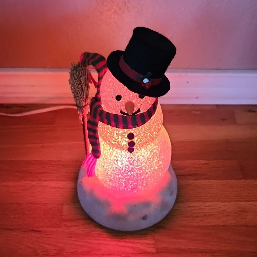Vintage 90's Avon Chily Sam Light-up Snowman PBC Musical Collection Reindeer